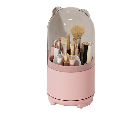 MAKE BRUSH BUCKET PINK - 360 DEG ROTATION