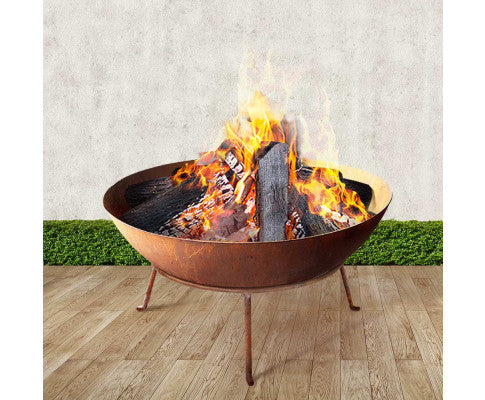 OUTDOOR FIRE PIT - RUSTIC BOWL 7OCM