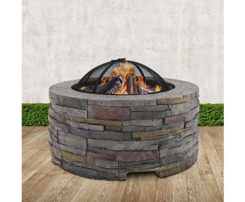 OUTDOOR FIRE PIT - CHARCOAL FIREPLACE