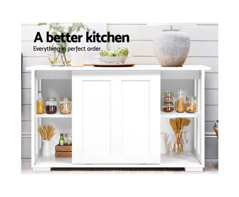 SIDEBOARD BUFFET STORAGE WHITE