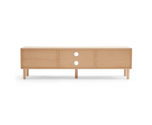 RATTAN TV STAND IN MAPLE - 160CM