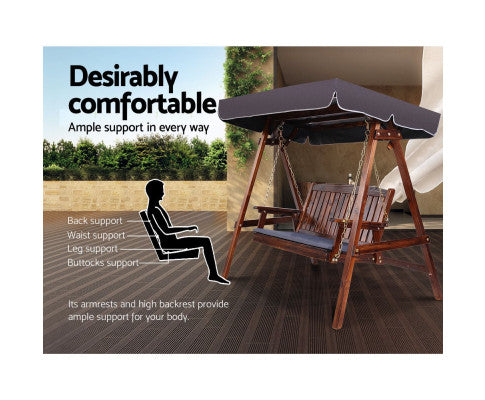 3 seat swing chair outdoor outlet australia